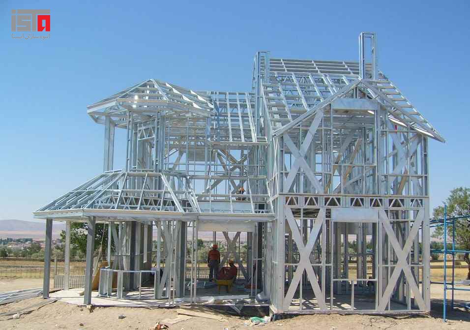 پیمان کاری ساخت ویلا /سازه با ال اس اف