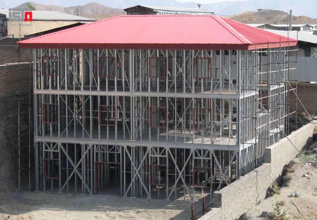 پوشش های مورد استفاده برای ساختمانLSF